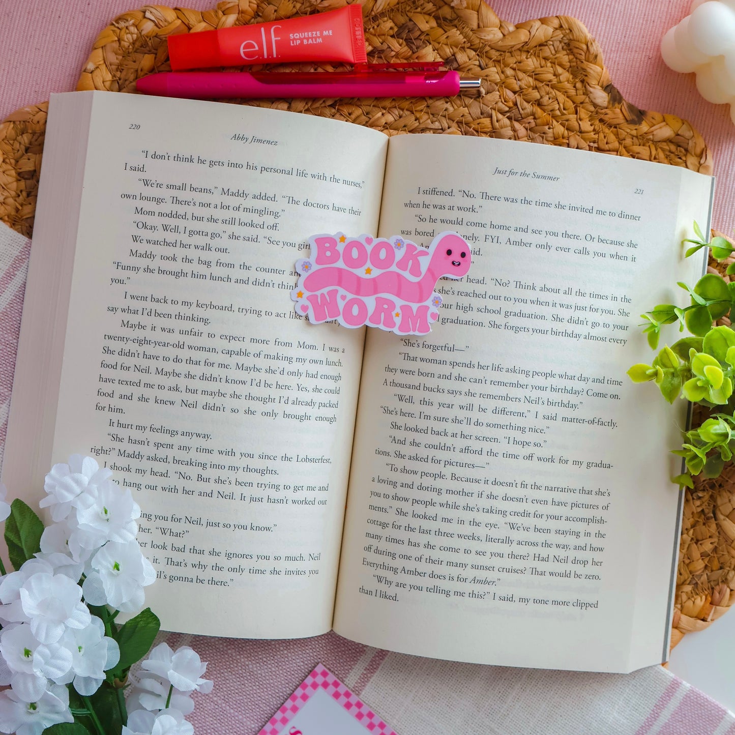 Book Worm Sticker