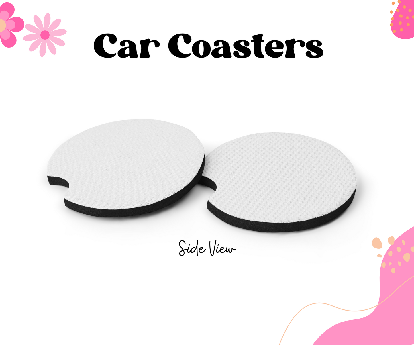 Checkered Car Coasters