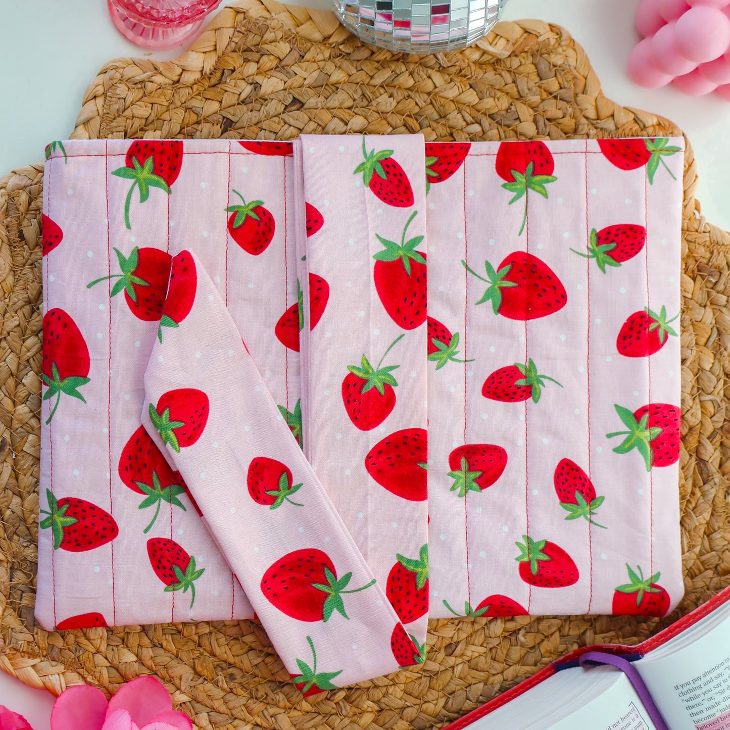 Strawberries Bible Sleeve