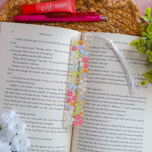 Spring Meadow Acrylic Bookmark