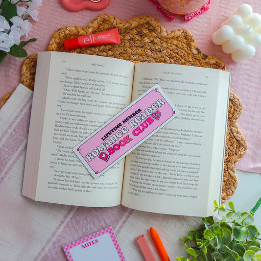 Romance Reader Book Club Bookmark