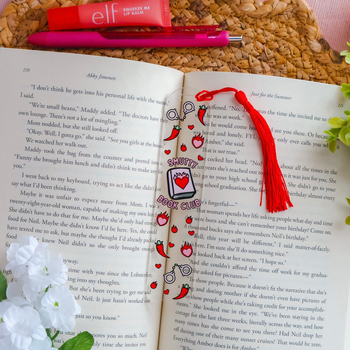 Smutty Book Club Acrylic Bookmark