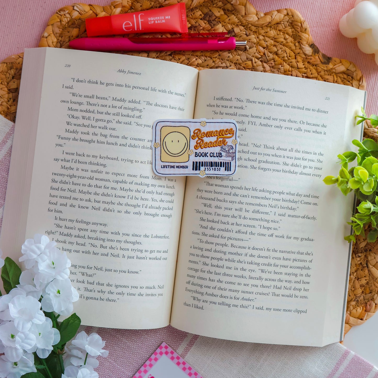 Romance Reader Book Club Sticker