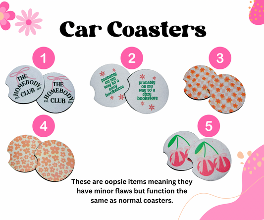 Oopsie #2 Car Coasters