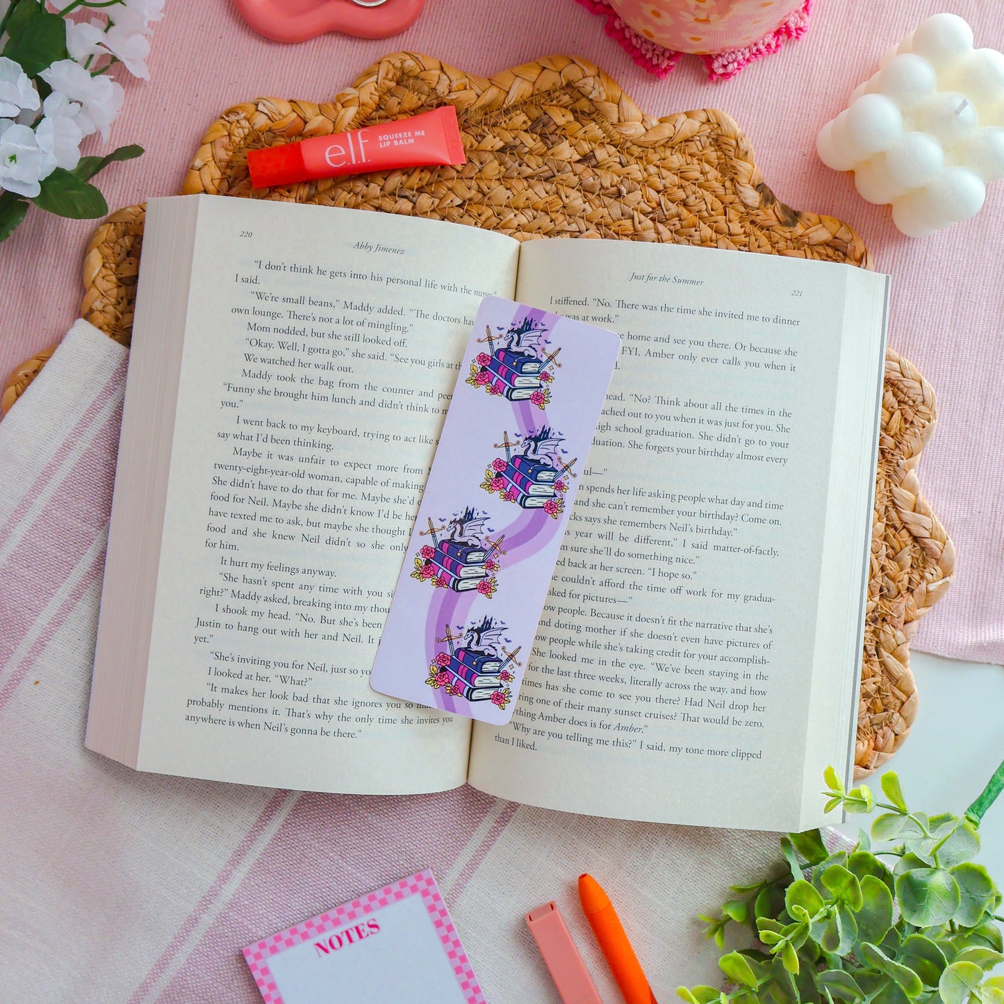 Romantasy Dragons Bookmark